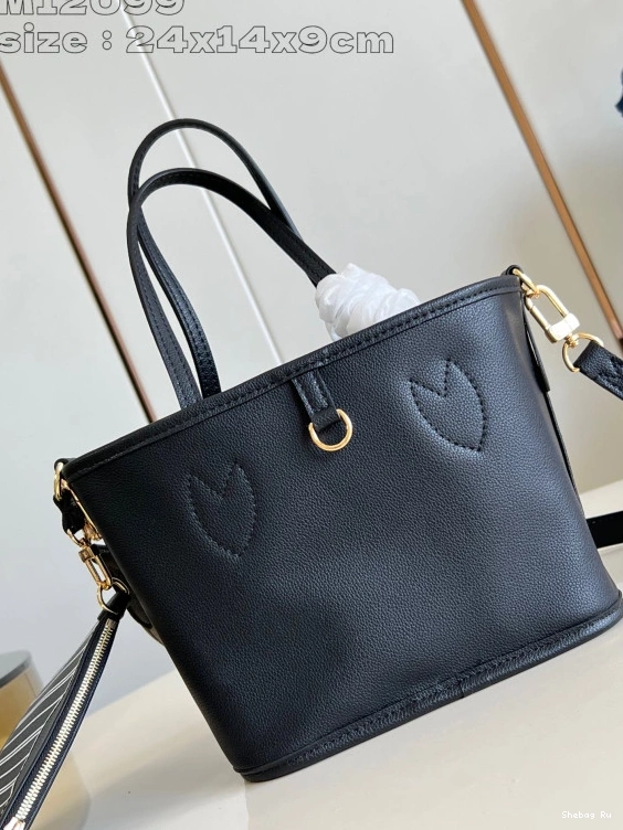 Neverfull Out Bandoulière VUITTON LOUIS Inside BB 0808